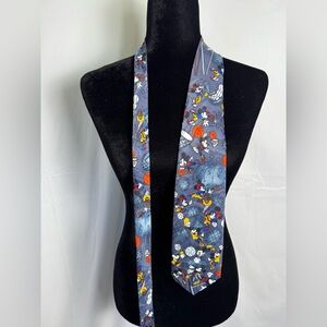 Mickey Unlimited Vintage Blue Mickey Mouse Sports Tie